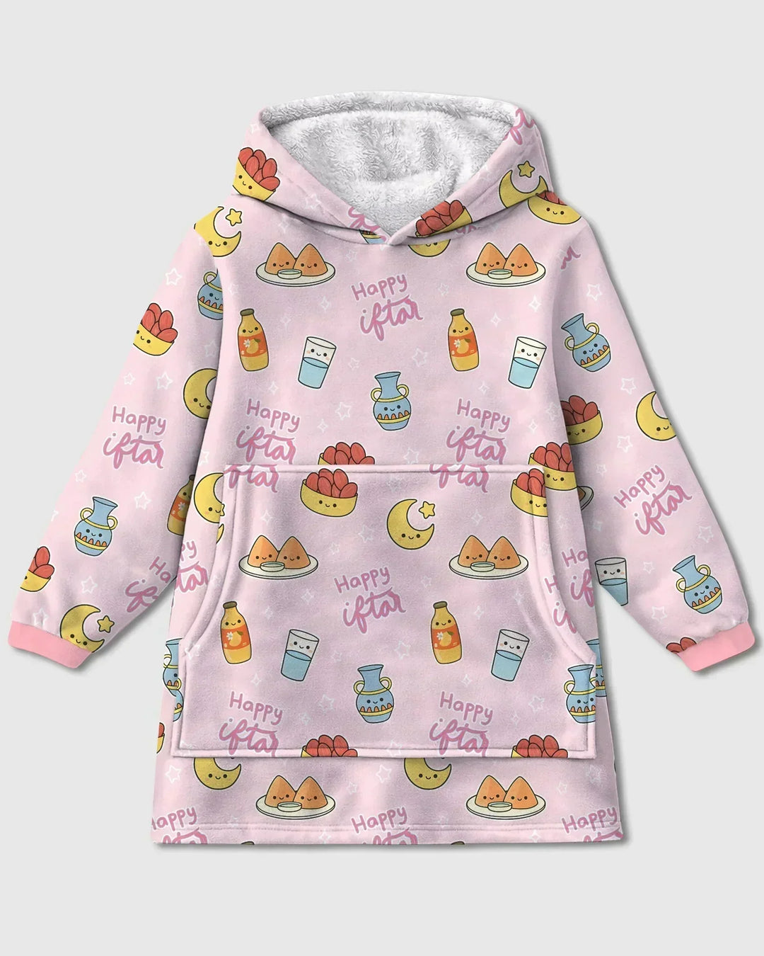 Iftar Party Wearable Bamboo Blanket Hoodie