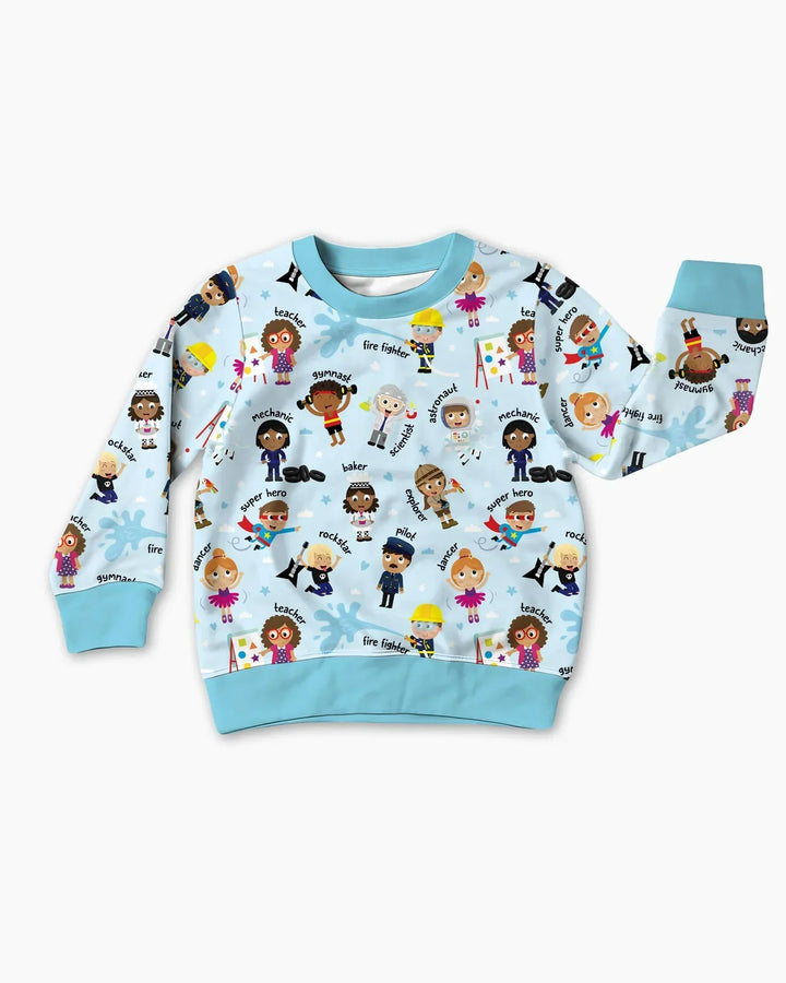 When I Grow Up Bamboo Crewneck Sweatshirt