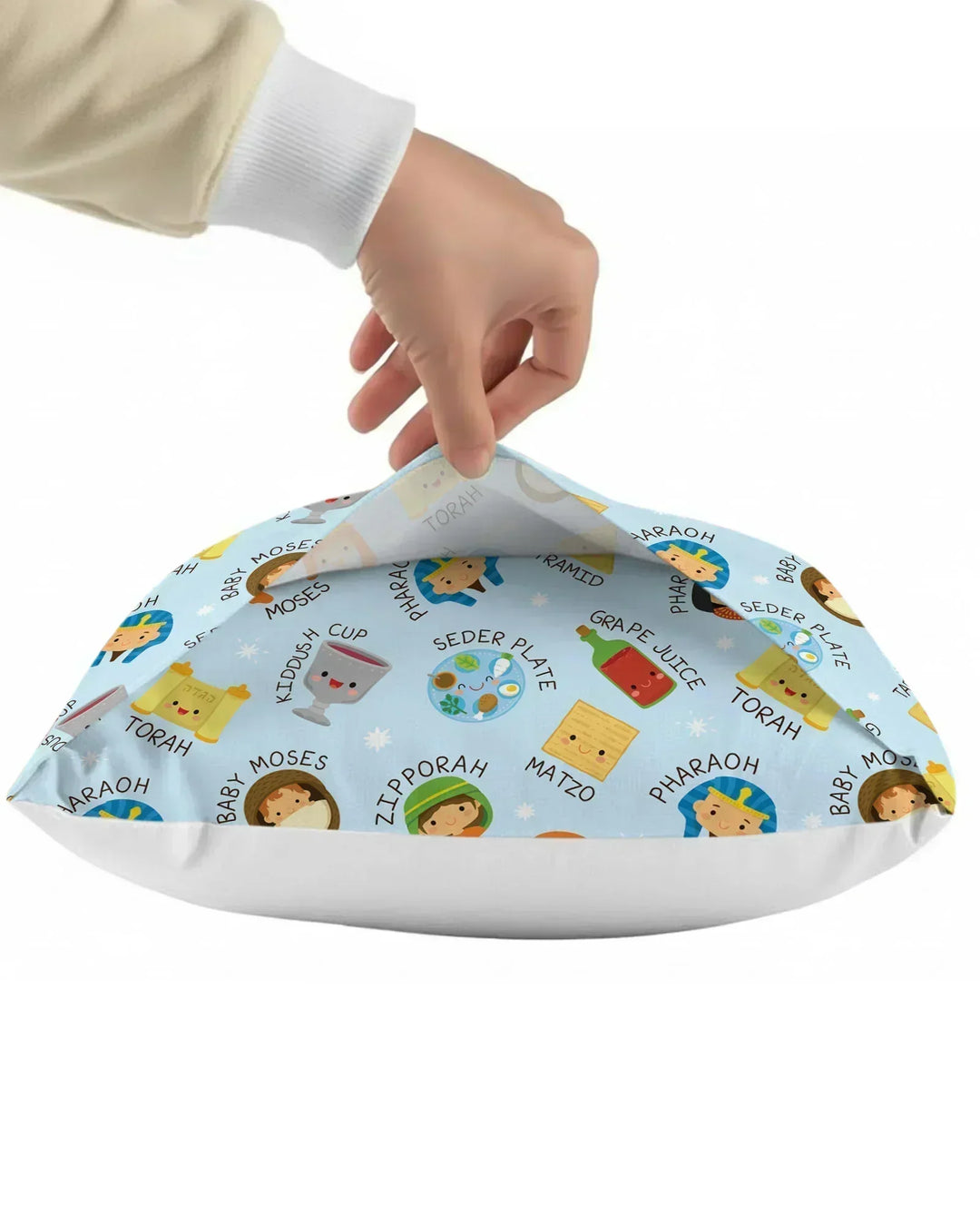 Cute Passover Characters Bamboo Pillow Case