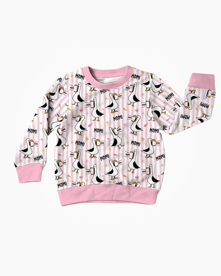 Seagull mom Mom MOM Bamboo Crewneck Sweatshirt