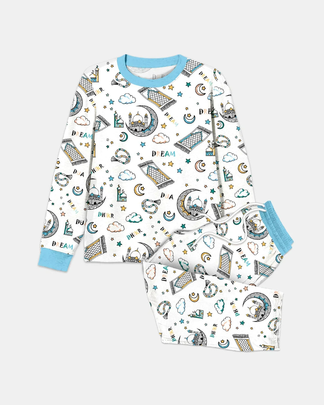 Dua, Dhikr, Dream Matching Family Bamboo Men's Pajama Set