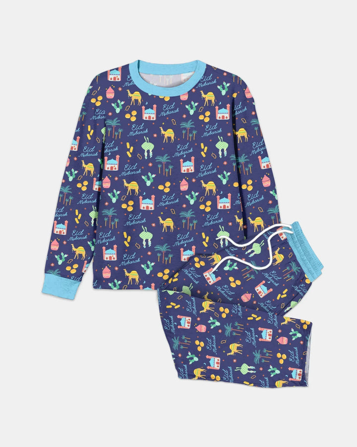 Eid Mubarak Matching Family Bamboo Men's Pajama Set