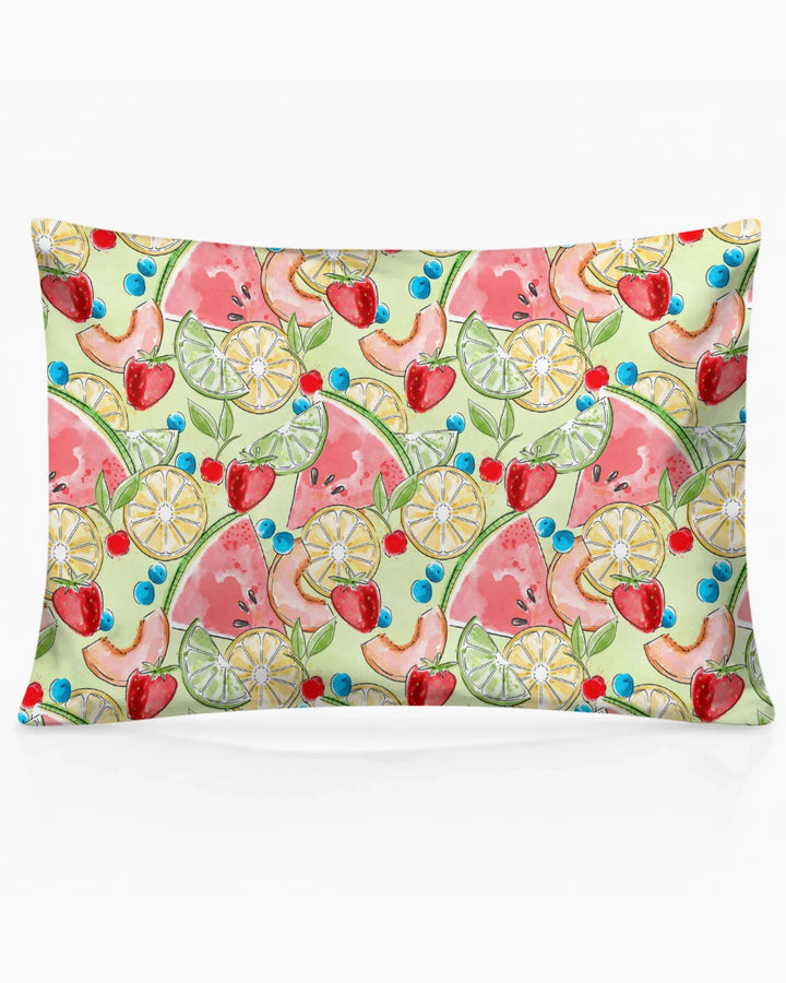 Sweet Summer Fruits Family Matching Bamboo Pillow Case