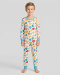 Happy Shape Squad Family Matching Bamboo Two Piece Long Sleeve Pajama Set