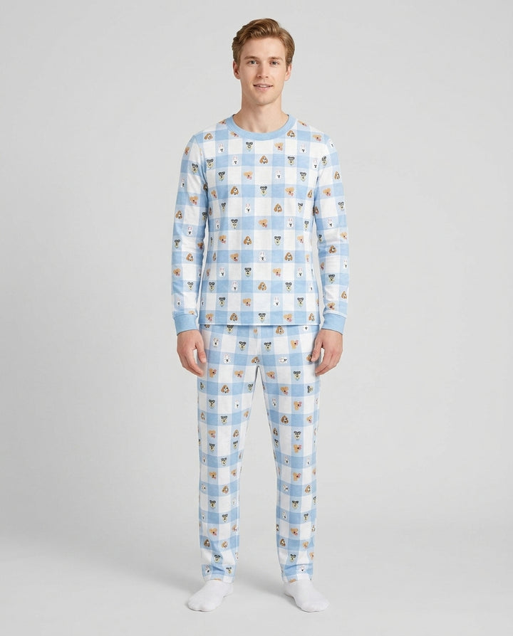 Plaid Pals Family Matching Bamboo Men's Pajama Set