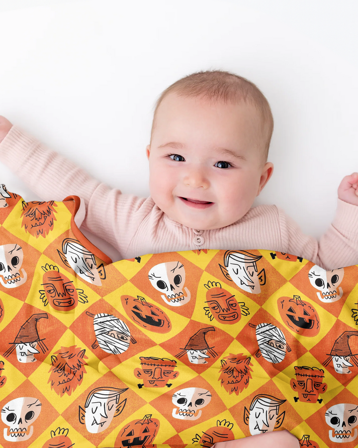 Monster Mix Bamboo Blanket