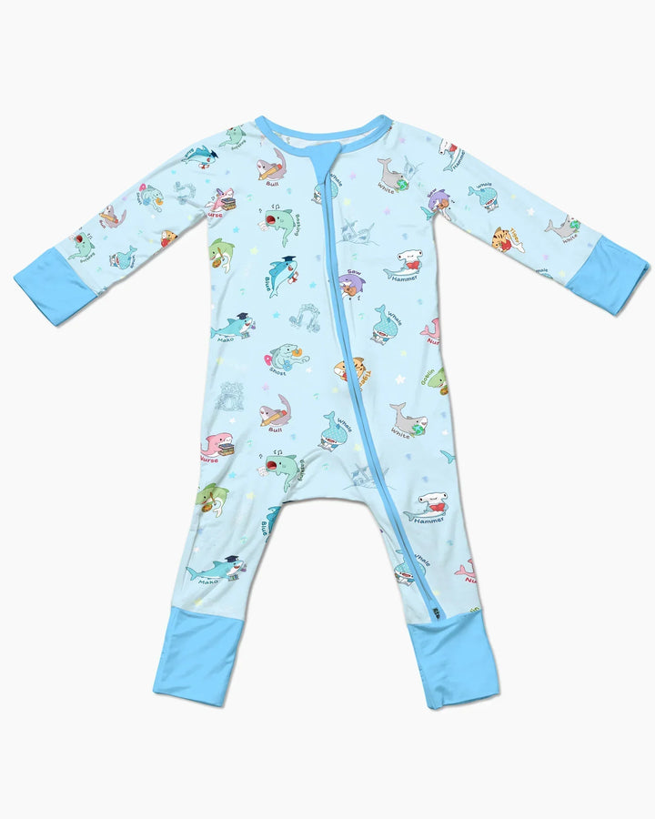 Shark School Bamboo Convertible Zippy