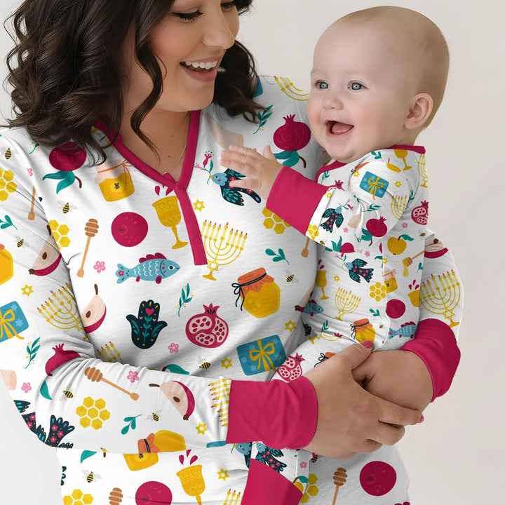 Shanah Tovah Party Bamboo Women Pajama Set