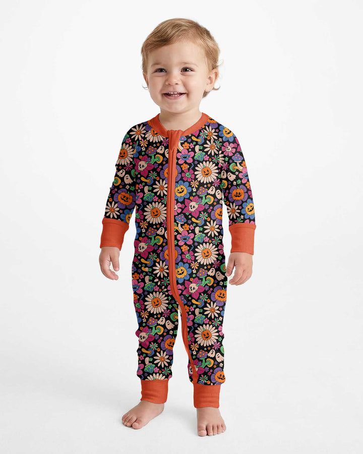 Halloween Flowers Bamboo Convertible Zippy