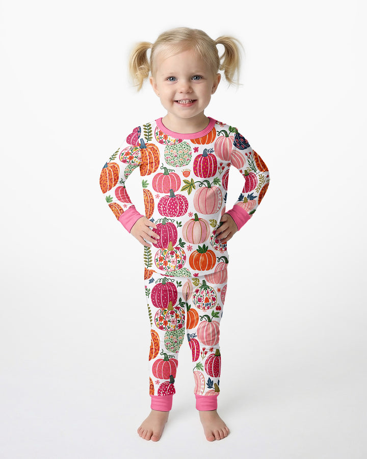 Template Bamboo Two Piece Long Sleeve Pyjamas Set