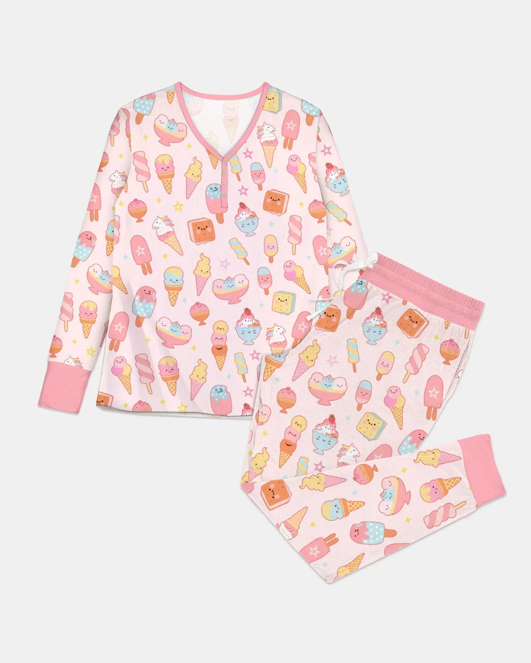 American Ice cream Bamboo Women Pajama Set