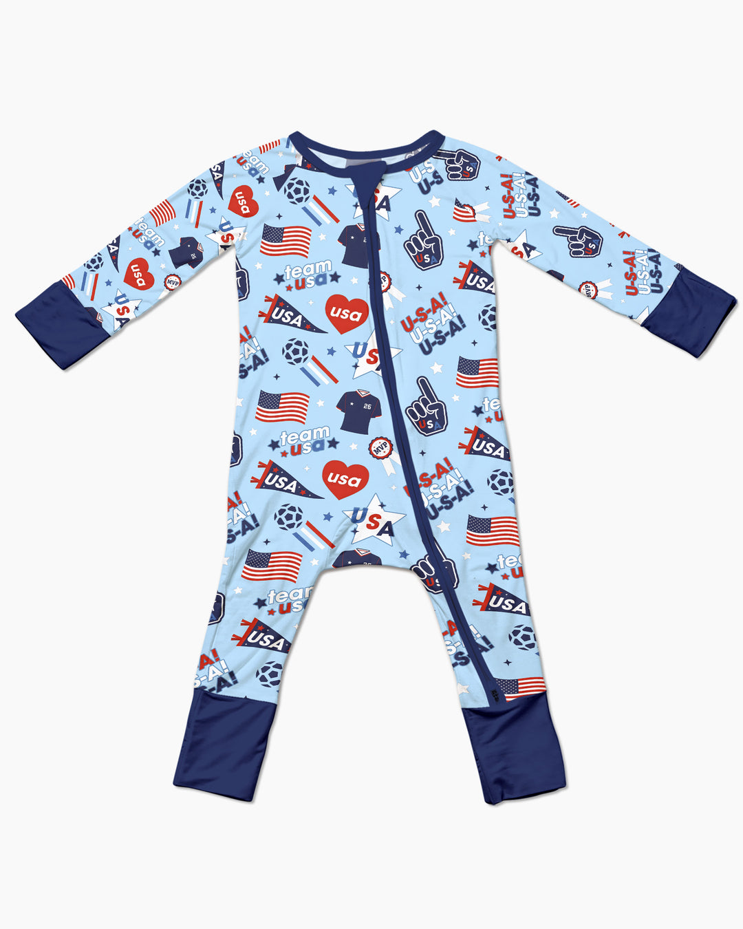Soccer Party Team USA Bamboo Convertible Zippy