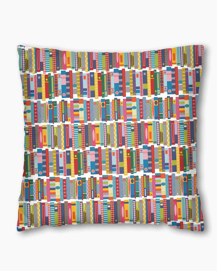 Rainbow Bookshelf Bamboo Pillow Case