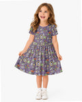 Halloween Monster Fun Bamboo Twirl Dress
