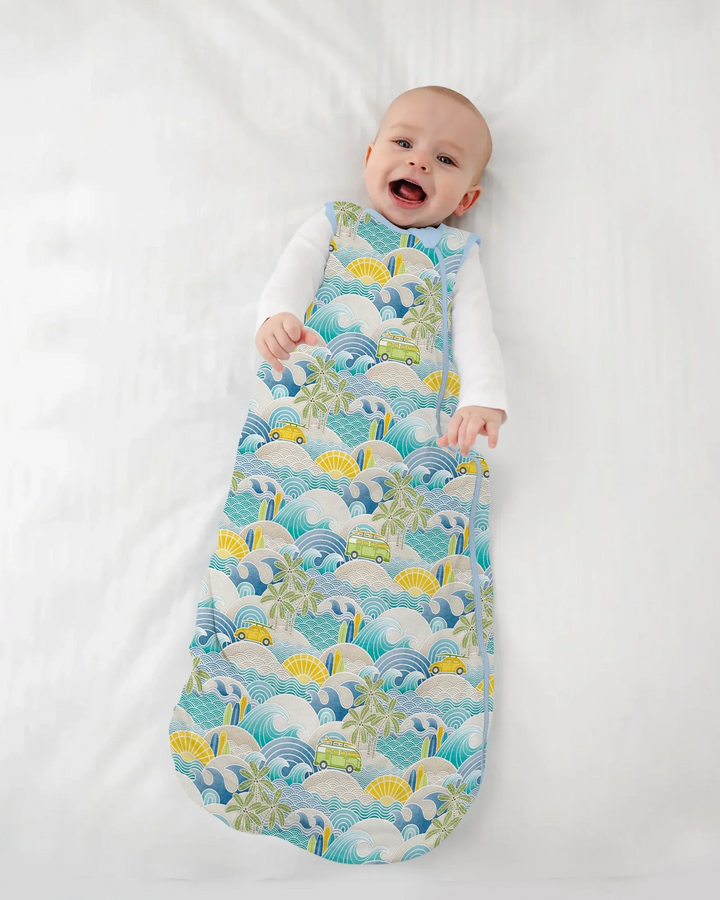 Coastal Road Trip Waves Surf Bamboo Sleep Bag
