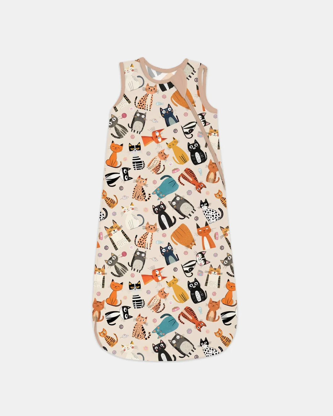 Goofy Mischief Cat Family Matching Bamboo Sleep Bag