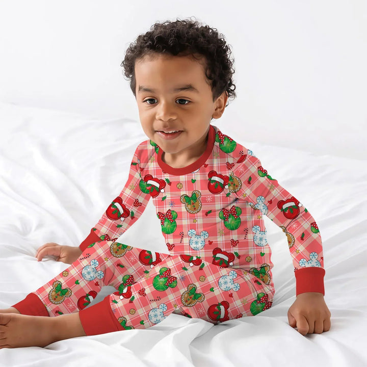 Magical Mouse Christmas Bamboo Two Piece Long Sleeve Pajama Set