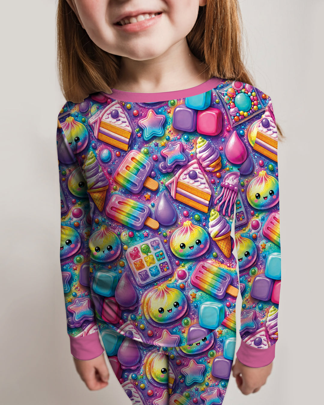 Squishy Party Bamboo Two Piece Long Sleeve Pajama Set