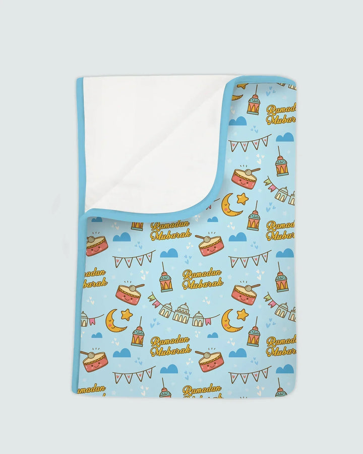 Ramadan Mubarak Bamboo Blanket