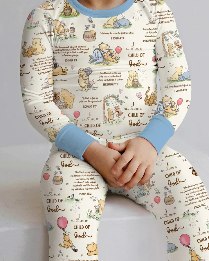 Child of God Whimsy Woodland Bamboo Two Piece Long Sleeve Pajama Set