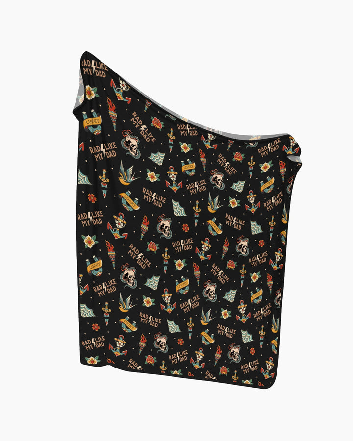 Rad Dad Society Daddy & Me Matching Bamboo Blanket