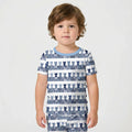 Midnight Feline Bamboo Two Piece Short Sleeve Shorts Pajama Set