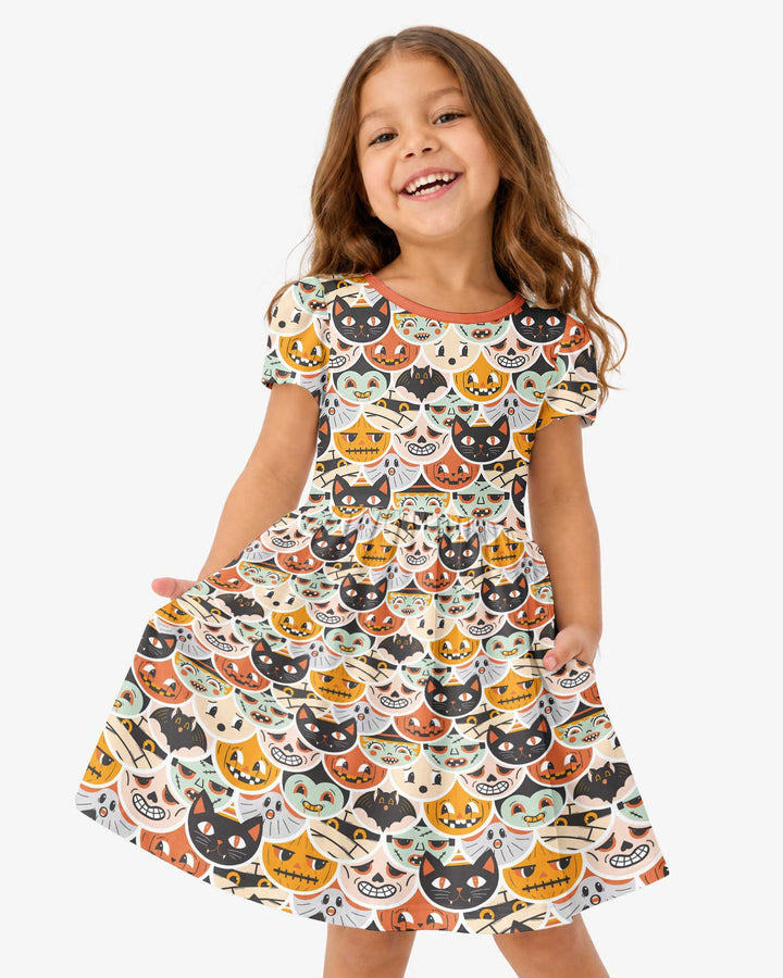 Monster Mash-Up Bamboo Twirl Dress