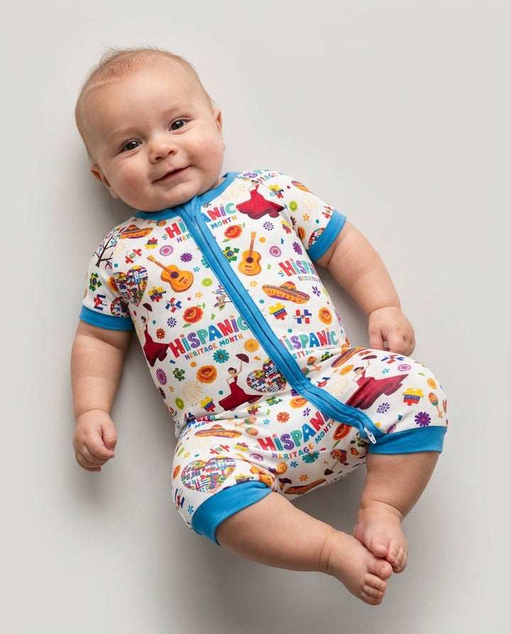 Fiesta Hispanic Heritage Month Bamboo Shorty Zippy