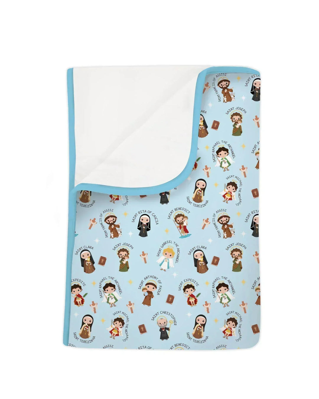 Saints in the Clouds Bamboo Blanket