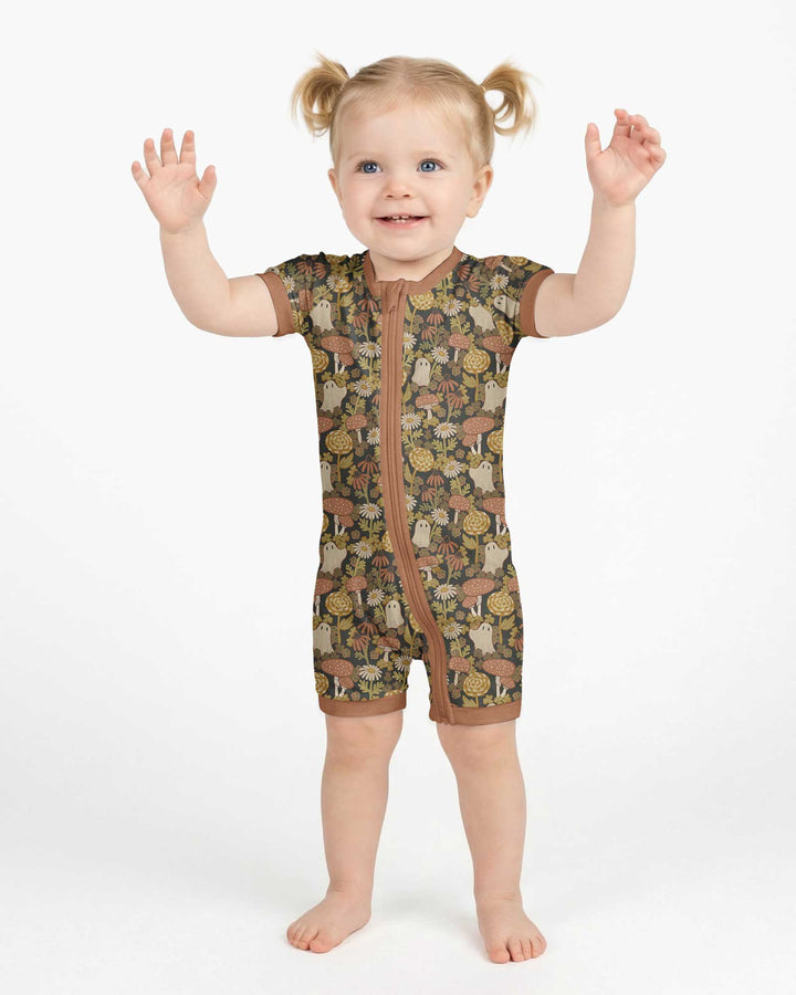 Ghost Garden Dark Autumn Bamboo Shorty Zippy