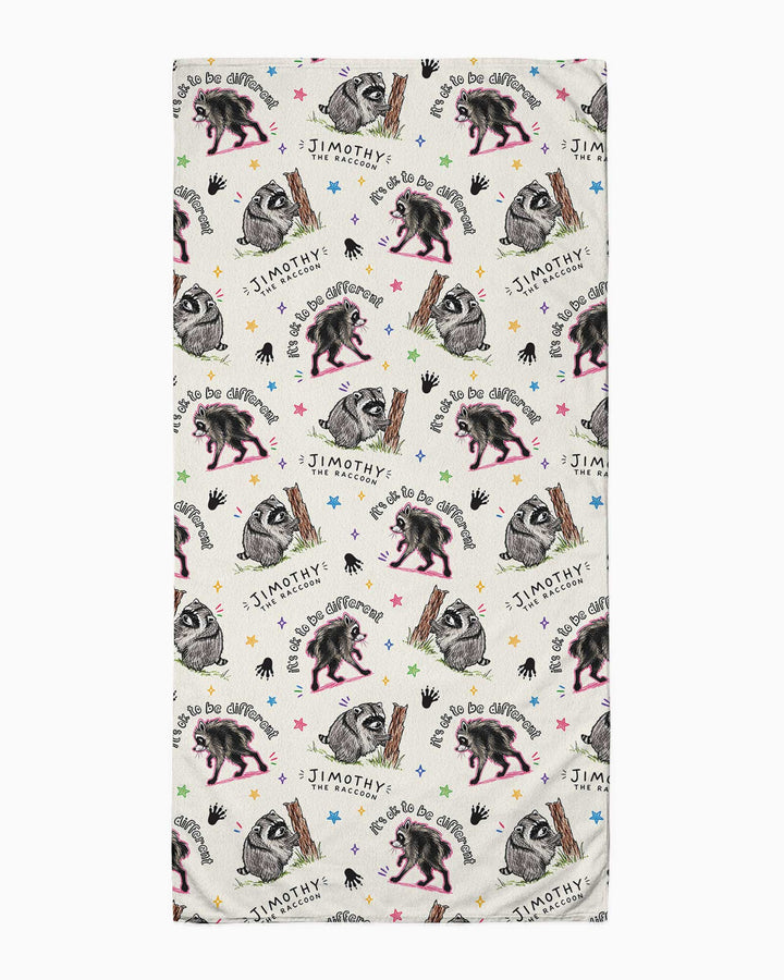 It's Okay to be Jimothy Bamboo Beach Towel