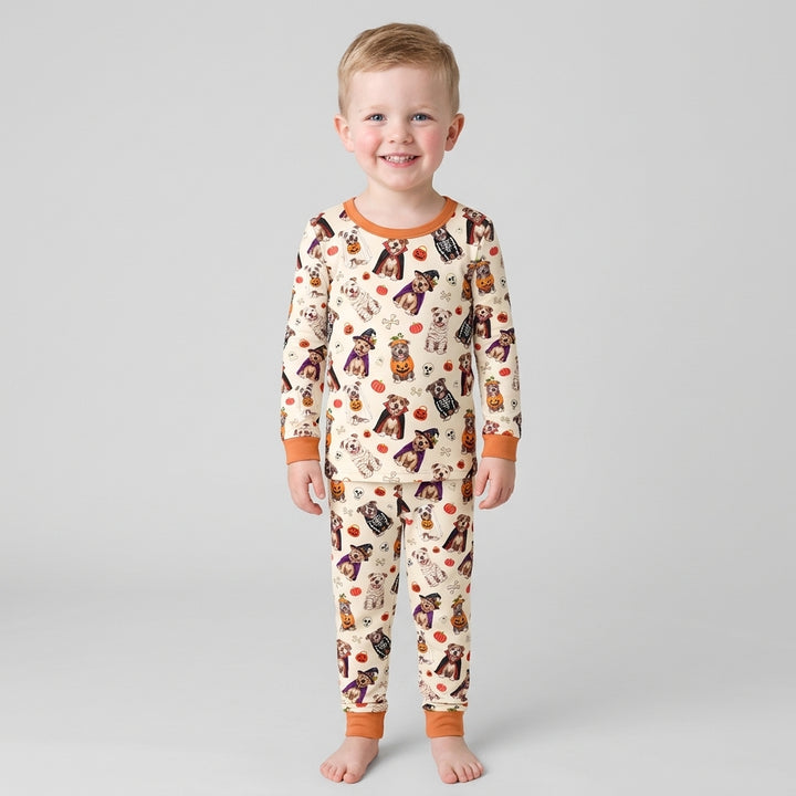 Pit Boo Bamboo Two Piece Long Sleeve Pajama Set