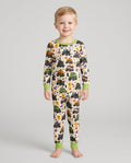Spooky Monster Truck Bamboo Two Piece Long Sleeve Pajama Set