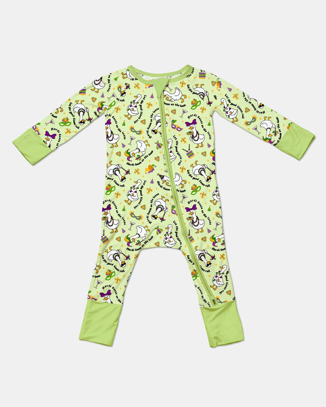 Mardi Gras Silly Goose Bamboo Convertible Zippy