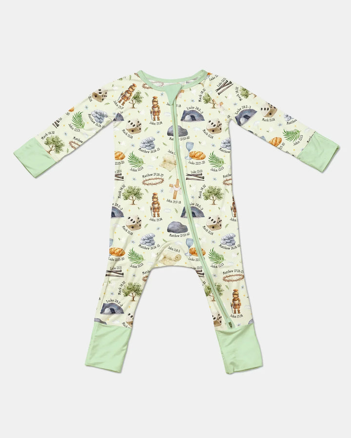 He Is Risen Family Matching Bamboo Convertible Zippy