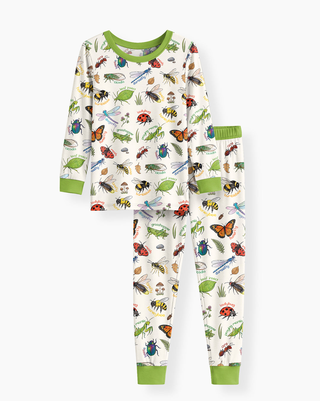 Template Bamboo Two Piece Long Sleeve Pyjamas Set