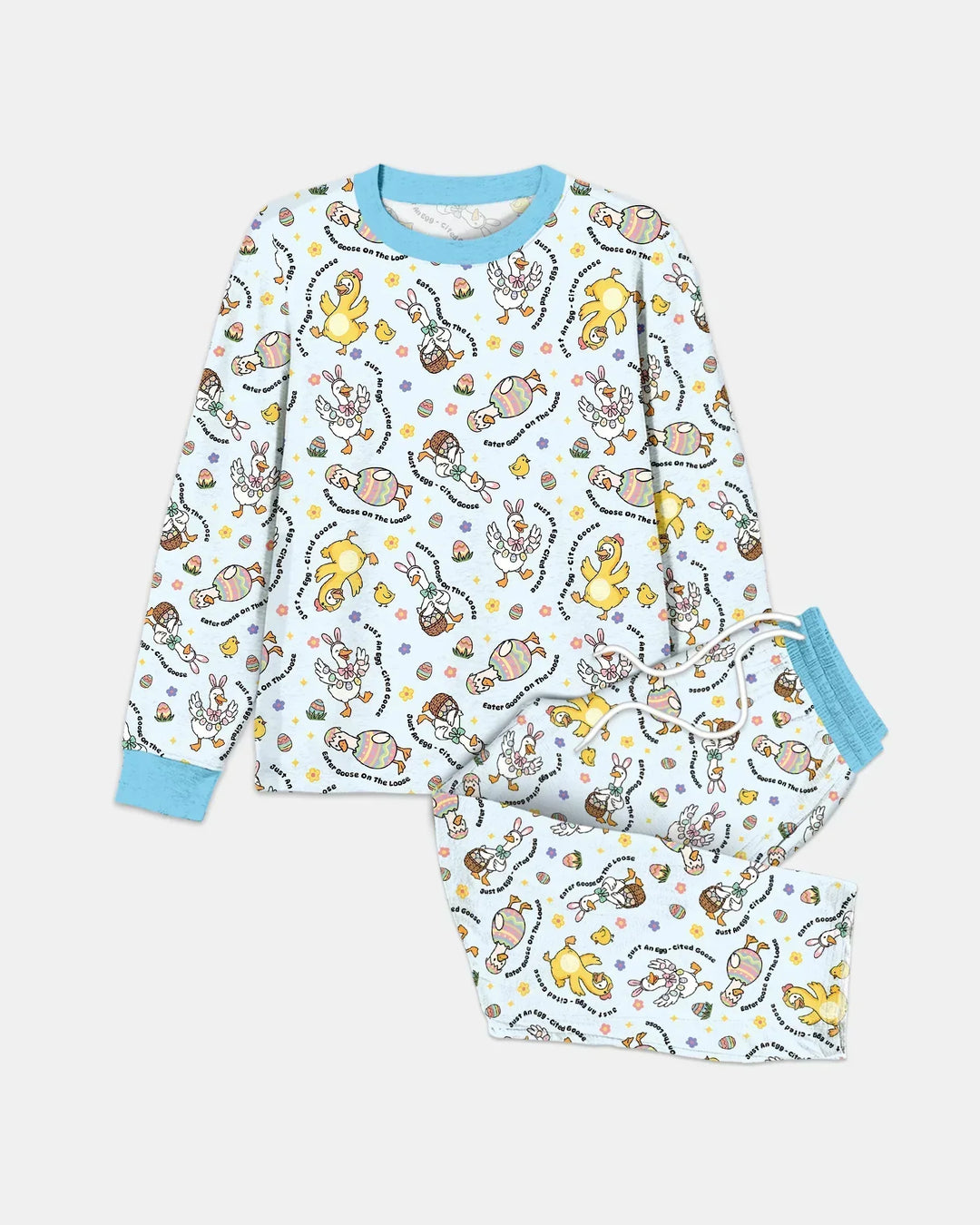 Easter Goose Family Matching Bamboo Men's Pajama Set