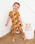 Halloween Party Bamboo Two Piece Short Sleeve Pajama Set