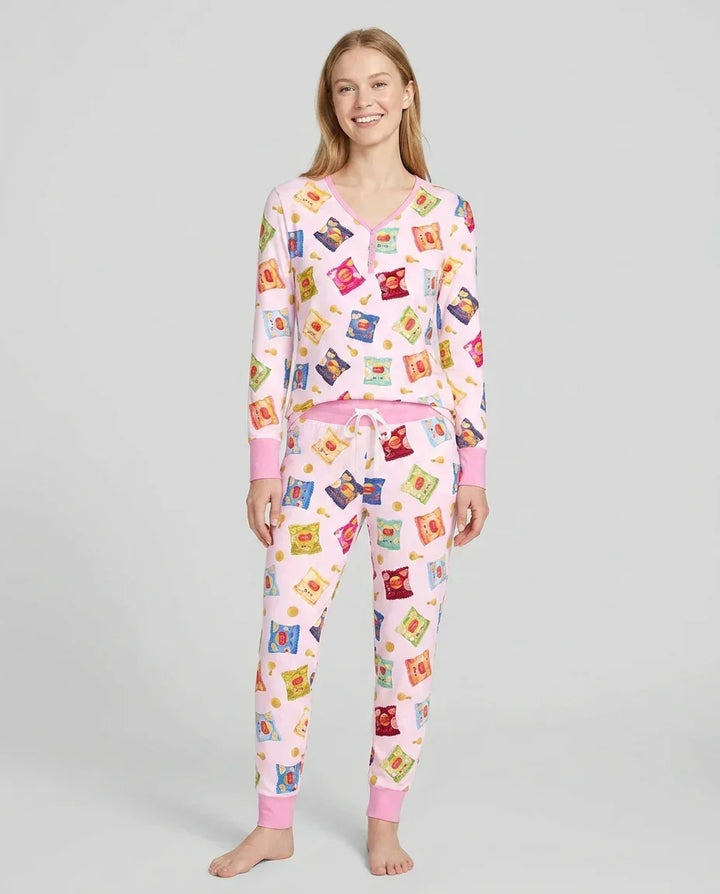 Potato Chips Bamboo Women Pajama Set