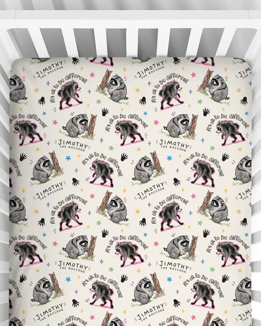 It's Okay to be Jimothy Bamboo Fitted Crib Sheet