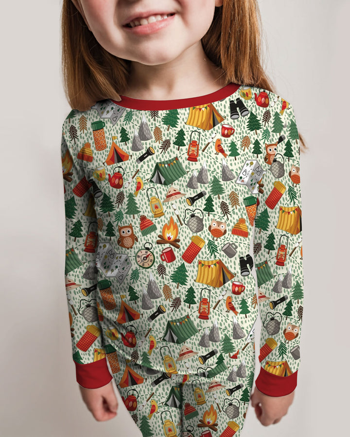 Happy Trails Bamboo Two Piece Long Sleeve Pajama Set