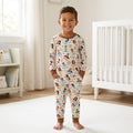 Template Bamboo Two Piece Long Sleeve Pyjamas Set