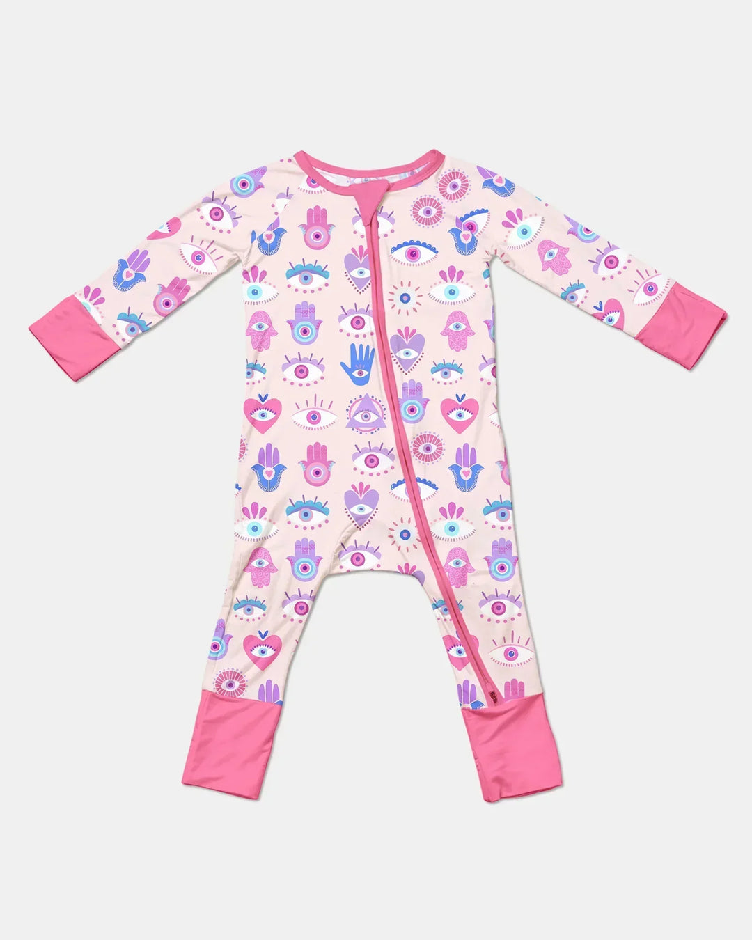 Hamsa Heart Guardians Family Matching Bamboo Convertible Zippy