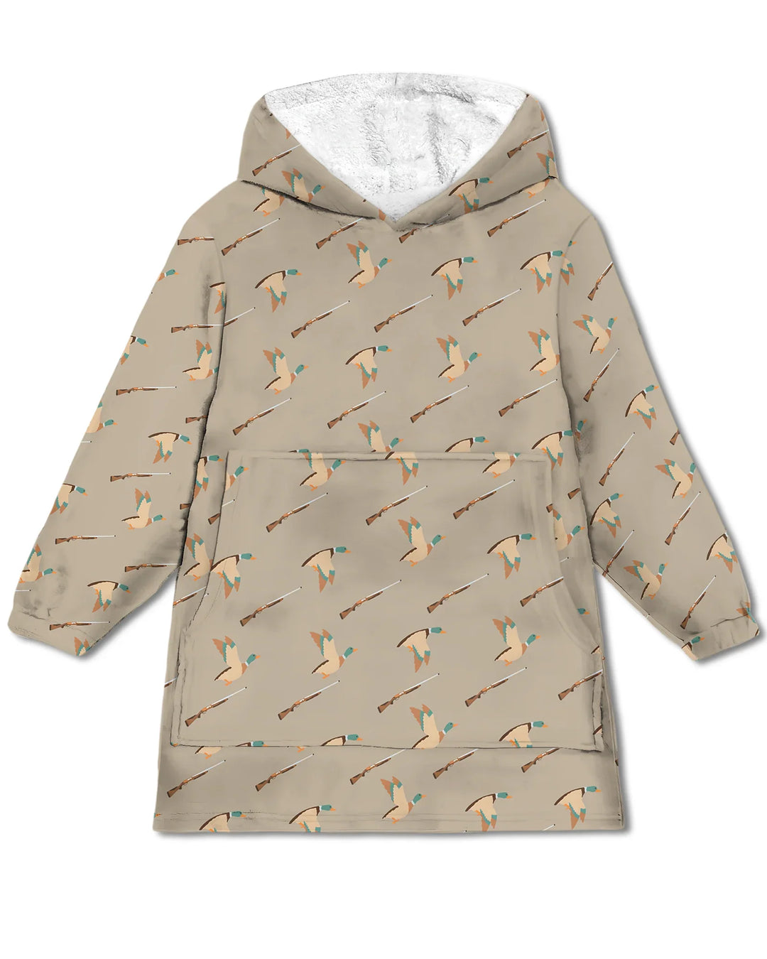 Lil Duck Hunter Bamboo Blanket Hoodie