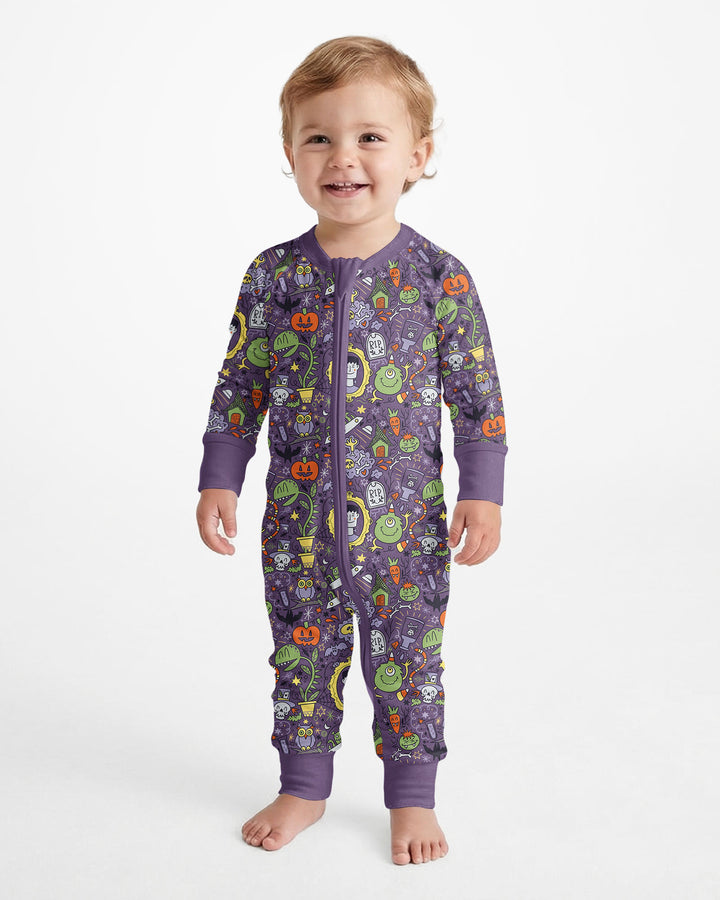 Halloween Monster Fun Bamboo Convertible Zippy