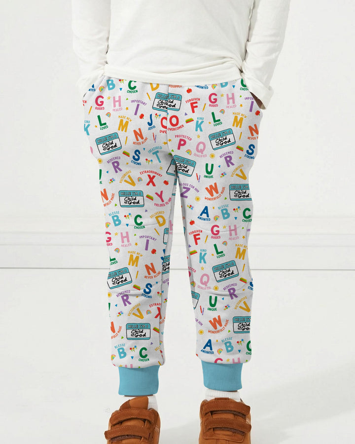 I'm A Child Of God ABCs Bamboo Jogger