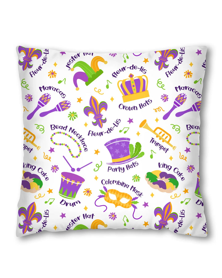 Mardi Gras Family Matching Bamboo Pillow Case