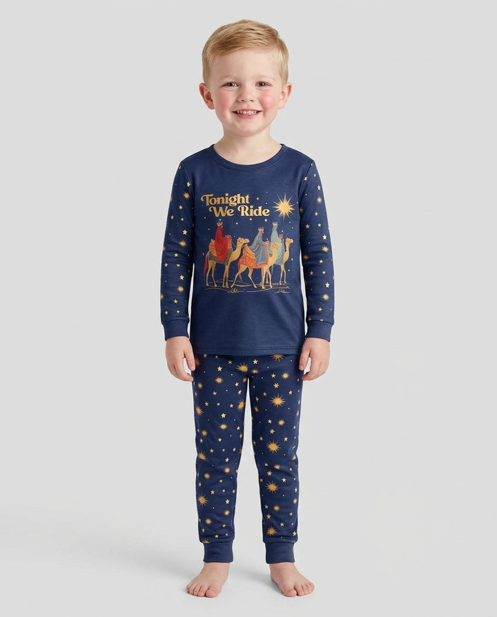 Tonight We Ride Bamboo Two Piece Long Sleeve Pajama Set