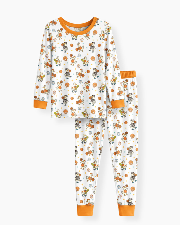 Template Bamboo Two Piece Long Sleeve Pyjamas Set