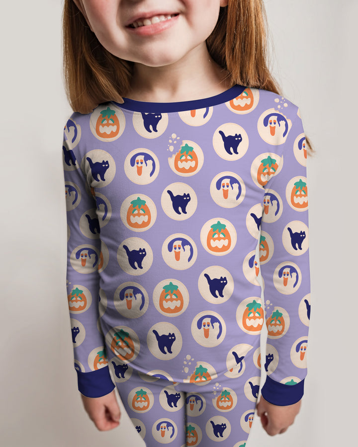 Template Bamboo Two Piece Long Sleeve Pyjamas Set